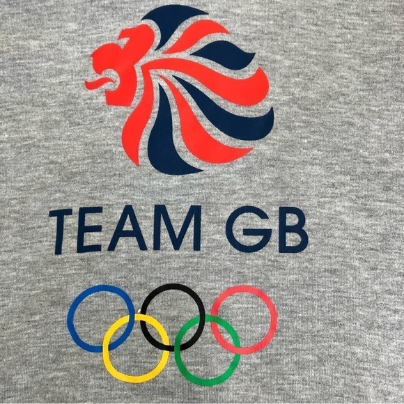 Adidas Olympics RIO 2016 Team Great Britain GB Hoodie Sweatshirt Grey Sz S - Picture 6 of 16